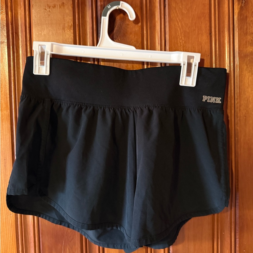 PINK Victoria's Secret Black Athletic Shorts